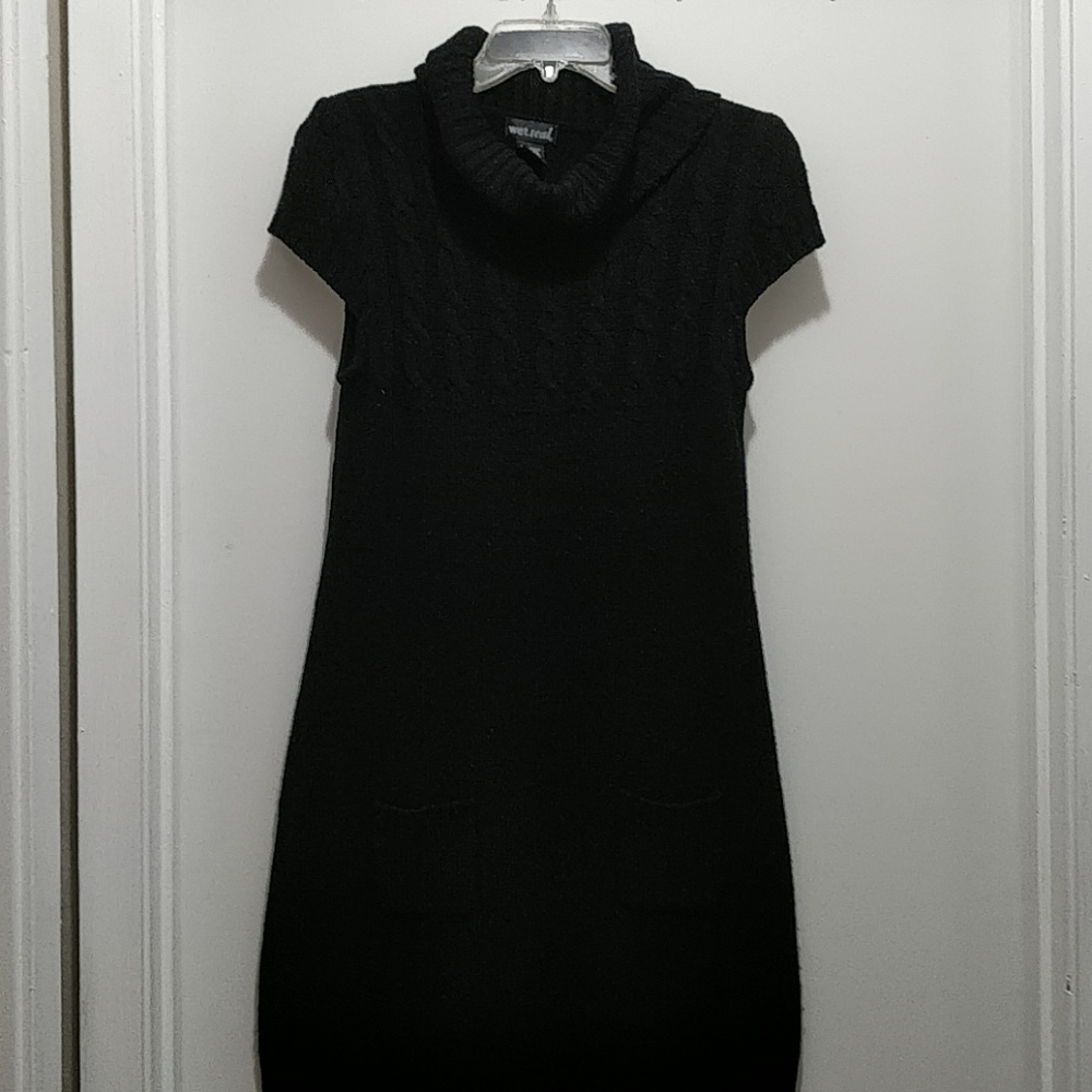 WetSeal Knit/Cable Knit Sweater Dress